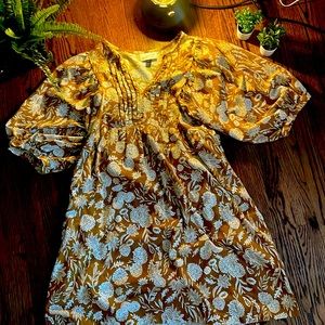 Relaxed Summer Floral Print Dress